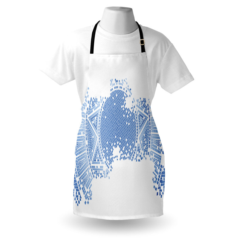 No Pattern Bib Apron