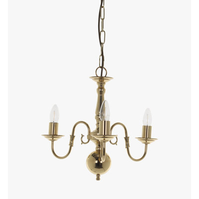 Roosevelt 3 - Light Geometric Chandelier