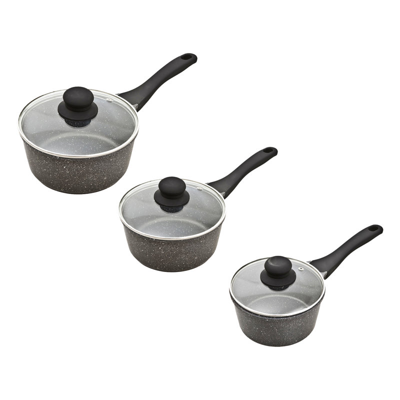 Denby 3 Pieces Aluminum Non Stick Cookware Set
