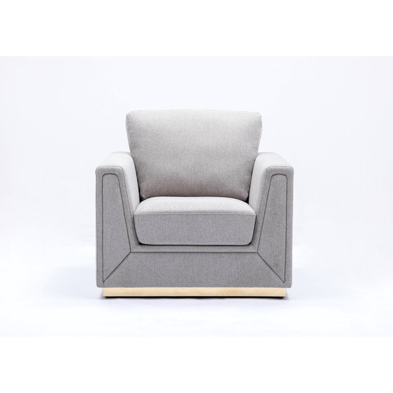 Chaise d'appoint avec coussin