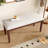 Anakin Linen Upholstered Bench with Rubberwood Legs-1984186850