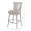 Tabouret de bar pivotant de 30,25 po de hauteur, brun