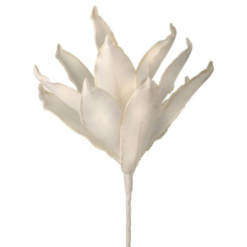 Plante grasse artificielle, Blanc