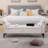 Minaal Velvet Upholstered with Arms Storage Bench-572334102-582600326