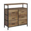 Hutton Iron 80 cm W Chest of 6 Drawers-1957544478