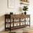 Long Console Table Entryway Accent Table with Storage Drawers