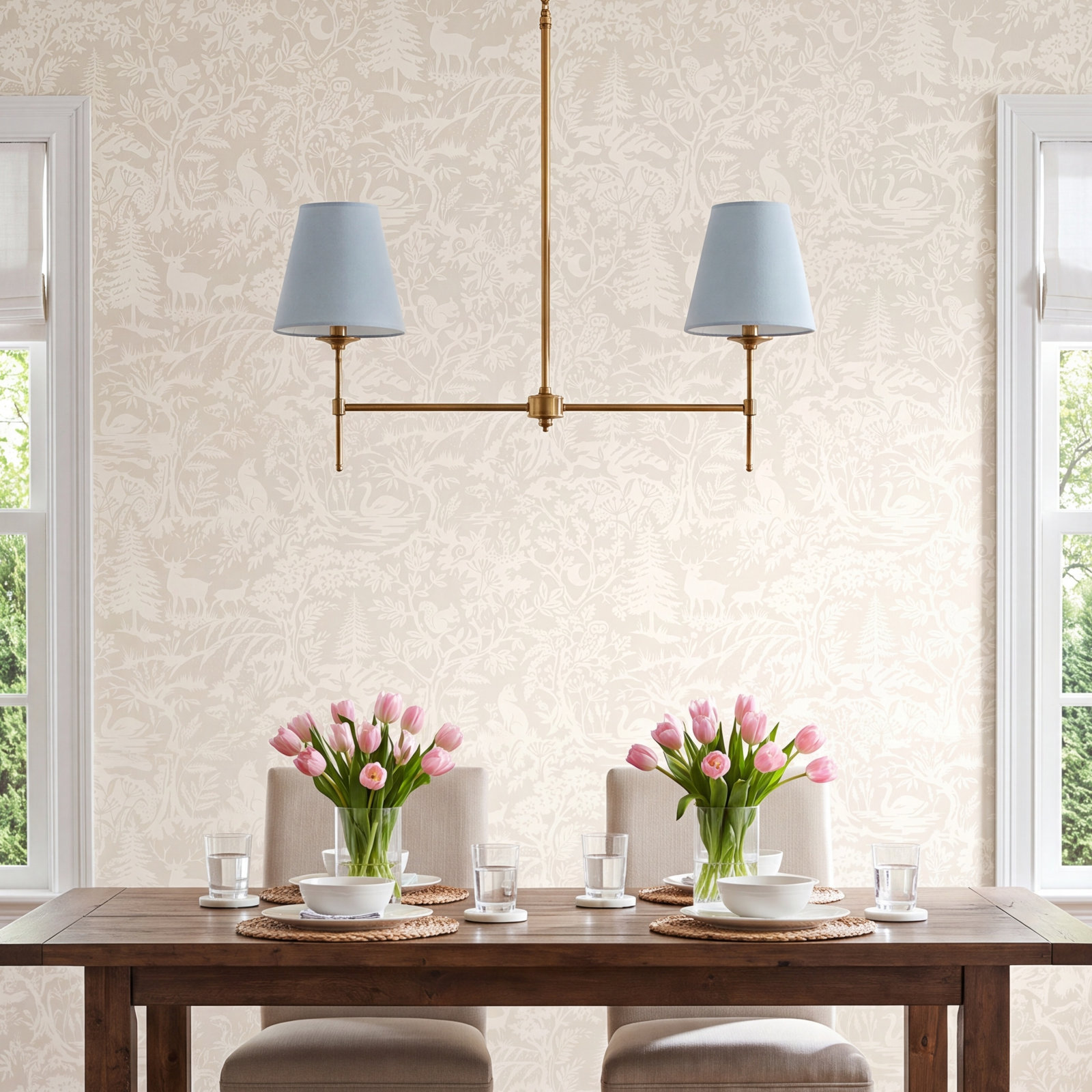Talum Wallpaper, Ivory