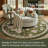 Chinoiserie Floral Rug Vintage Romance Design Washable Non-slip Green-503699242-511287984
