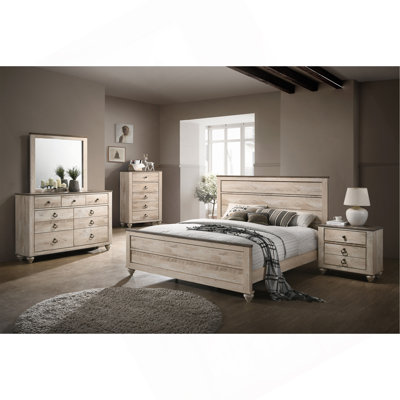 Imerland Contemporary Bedroom Set, Bed, Dresser, Mirror, Nightstand And Chest by Charlton Home