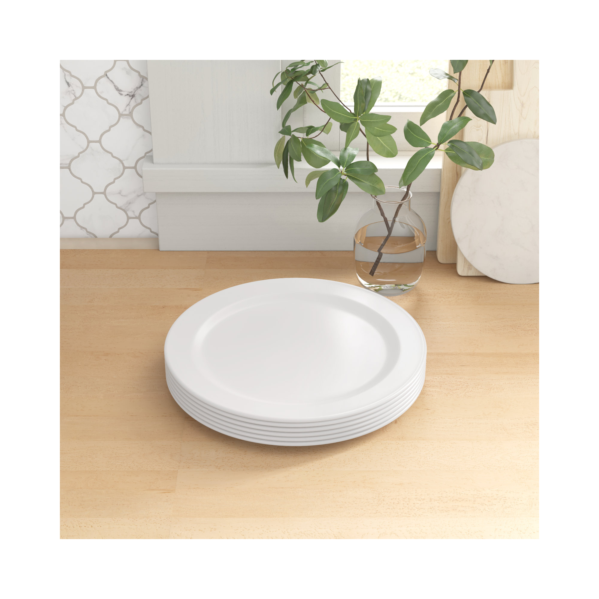 Tarhong Melamine Matte Dinner Plate