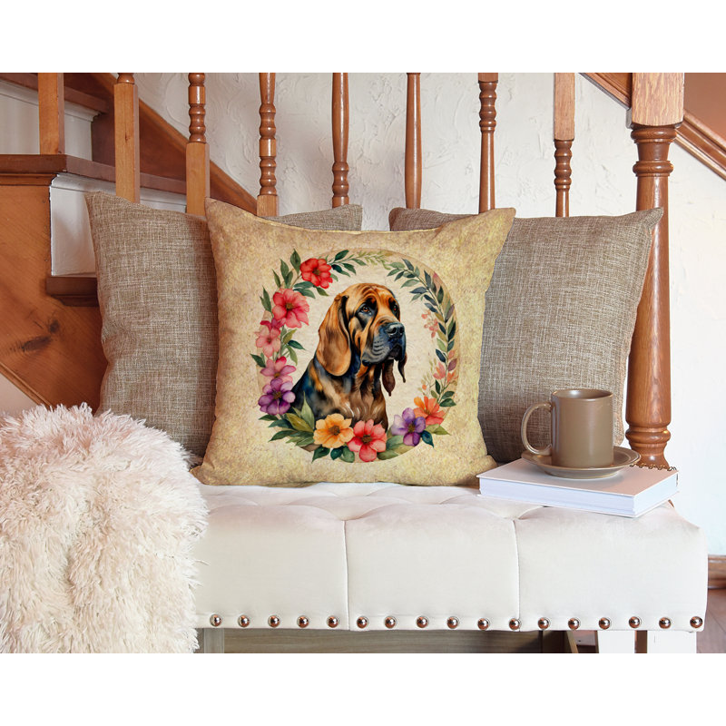  Coussin décoratif intérieur / extérieur en polyester Autre / Sans motif, H 14 po x l 14 po x P 3 po