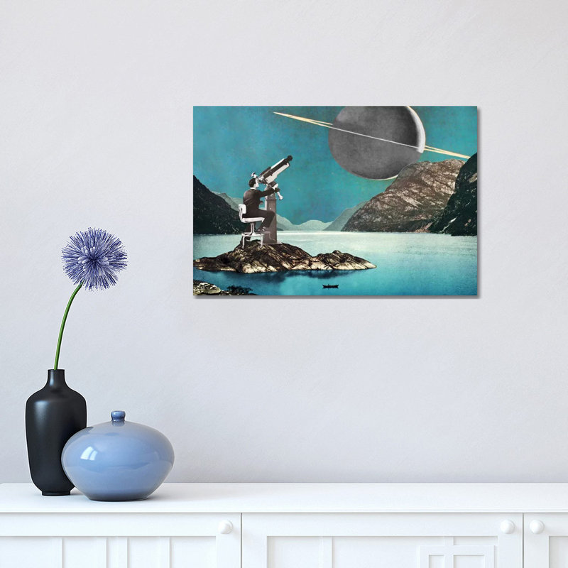 Eugenia Loli - the Astronomer 1 Piece Wall Art on Canvas, 30.48 cm H x 45.72 cm W, Wrapped Canvas