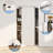 JUBEST Bypass Sliding Door Hardware, Bypass Wardrobe Closet Door Hardware Set (Door Not Included)-74797458