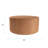 Universal 36" Round Ottoman Epping Brown-479372809