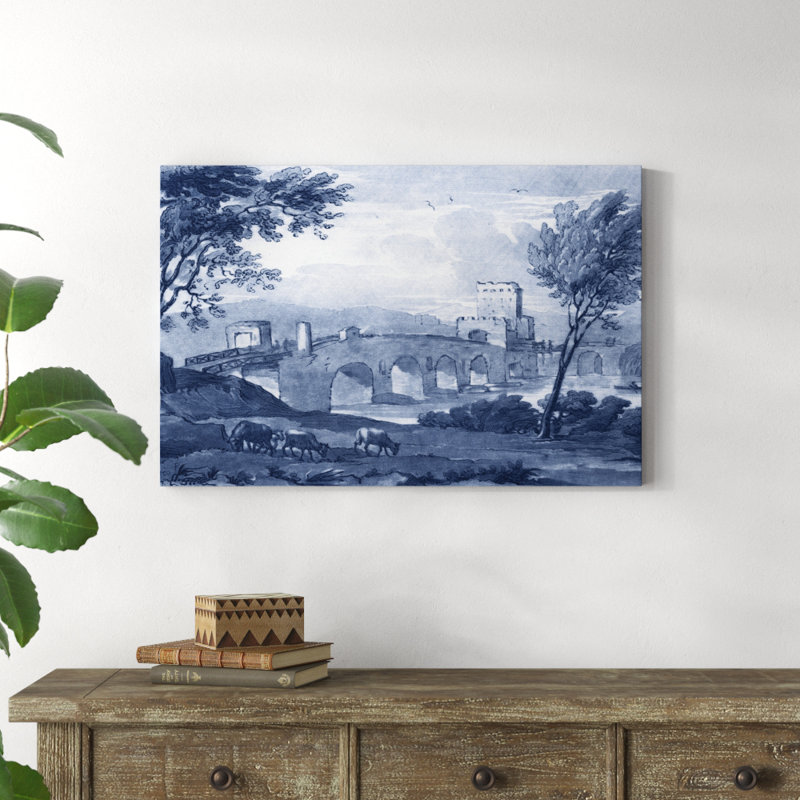 «Pastoral Toile III», peinture sur toile, H 24 po x l 36 po