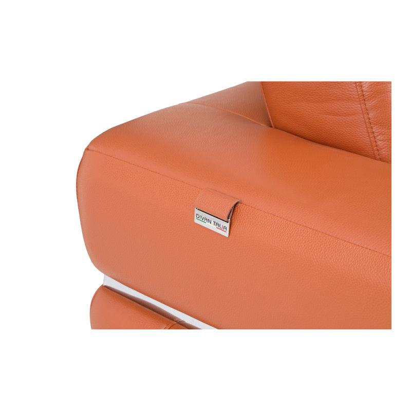 Canapé en cuir Global Global, Chameau