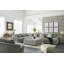 Chaise et demi en polyester 58 po Lindyn