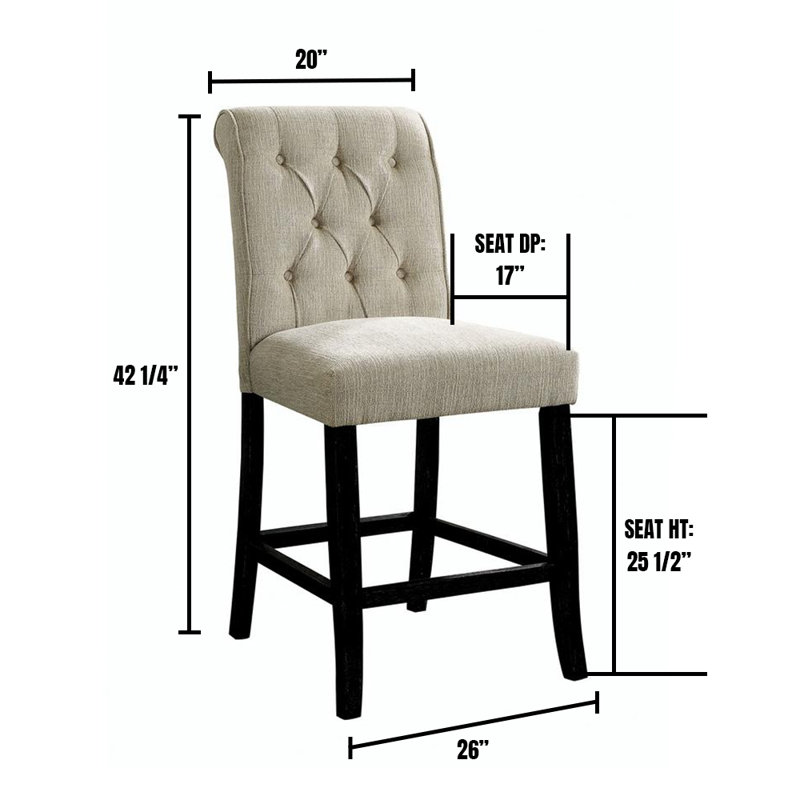Darcy Upholstered Counter Stool