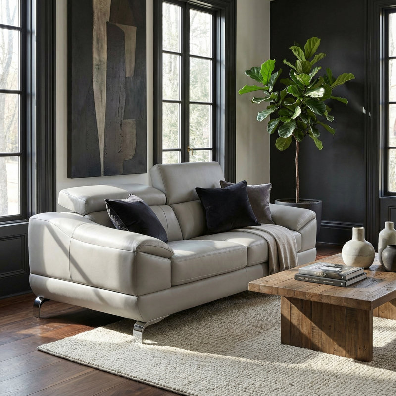 Richert Upholstered Loveseat, 37" H x 66.25" W x 41.75" D, 2