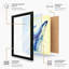 Dancing Whale Coastal 1 Piece Single Picture Frame Wall Art-136659046-136659042