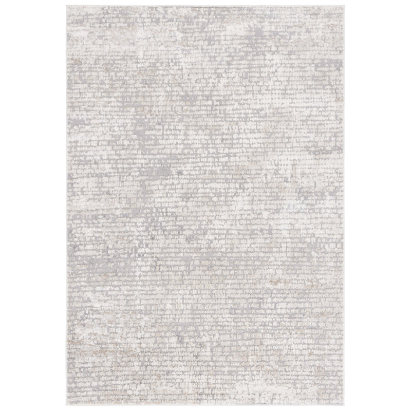 Tapis gris / gris foncé Hanna 115, Tapis de couloir 2 pi x 8 pi