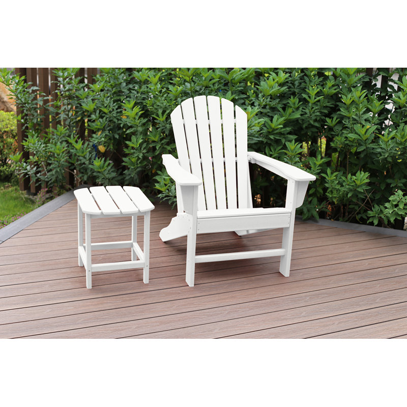 Atlantic Outdoor Adirondack Chair, Ivory