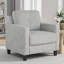 Chaise en chenille Horatio - Élégance intemporelle et confort moelleux pour votre sanctuaire-400456492