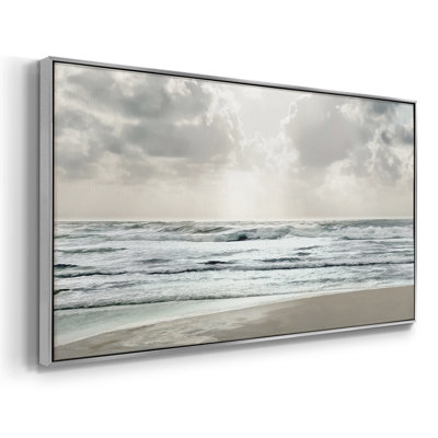Calm Shores- Framed Gallery Wrapped Canvas -Ready to Hang