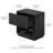 Jason 24" Wide Rectangular Fluted Nightstand in Black Grain-1479500828