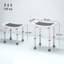HOMCOM Adjust Aluminium Bath Stool Shower Non Slip w/ Shower Hole-2104778739