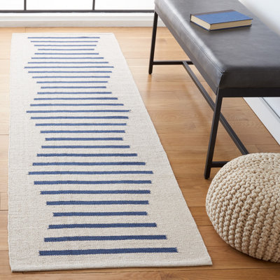 Estruch Hand Woven Cotton Striped Rug