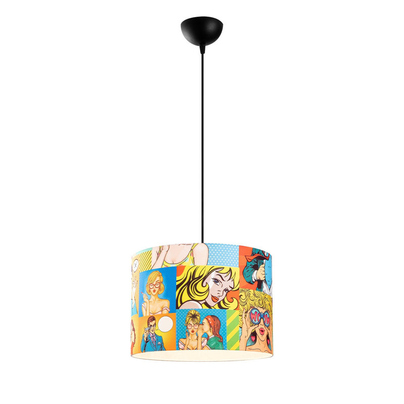 1 - Light Black Single Pendant