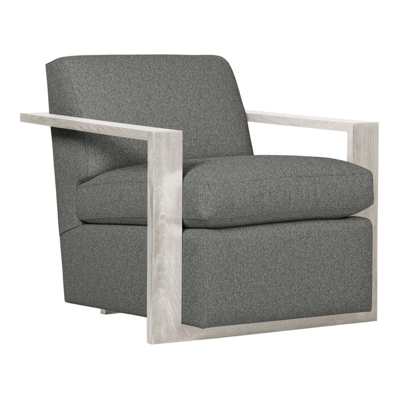 Thom Filicia Home 32" Wide Upholstered Armchair, Casa Blanca, Ian Pewter