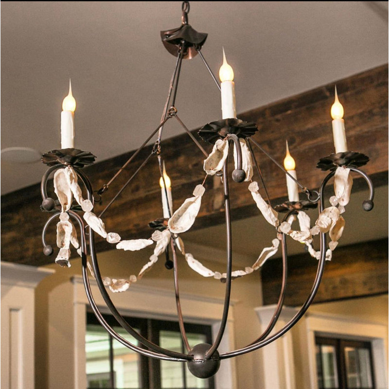 Spring Island Basket 8 - Light Chandelier