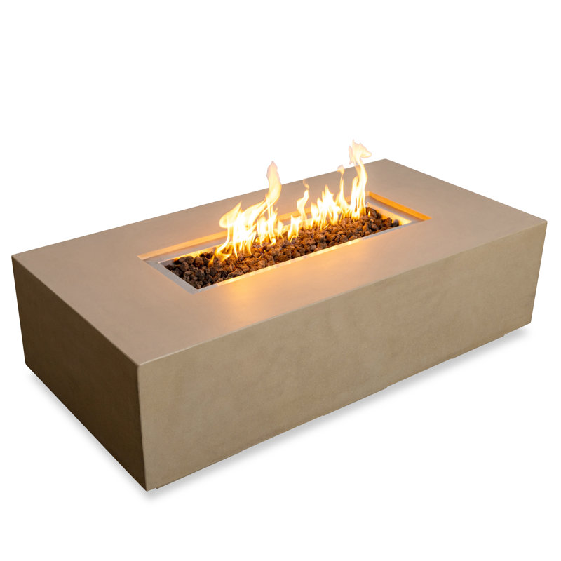 Foyer rectangulaire au gaz naturel, Beige