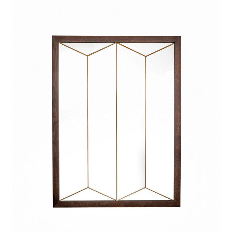 York Rectangle Solid Wood Wall Mirror