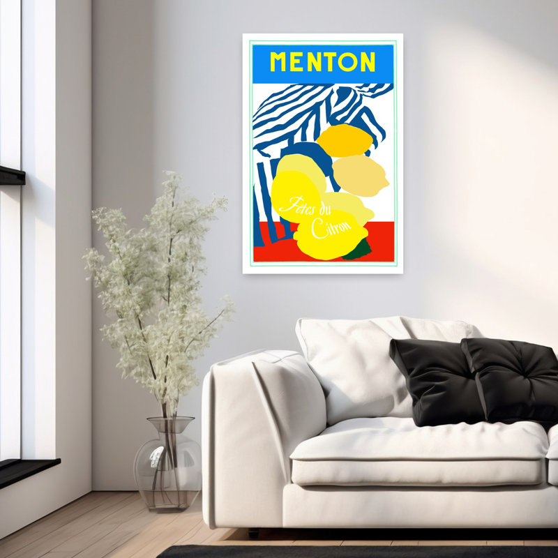 Art contemporain, art mural contemporain, H 36 po x l 24 po