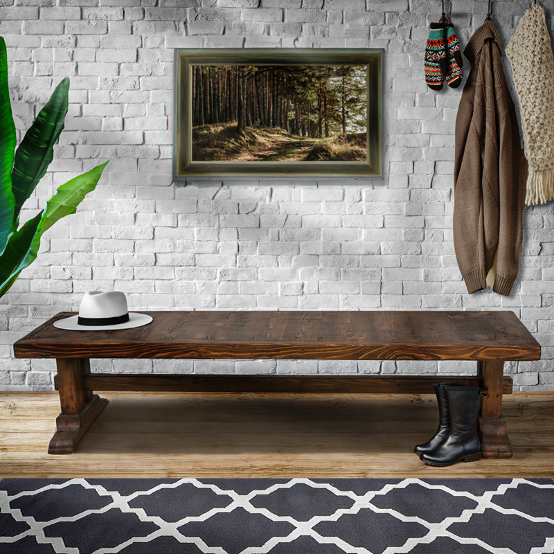 Banc en bois massif Julain