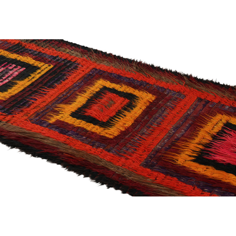 One-of-a-Kind 3’2”x9’3” Hand Knotted Area Rug