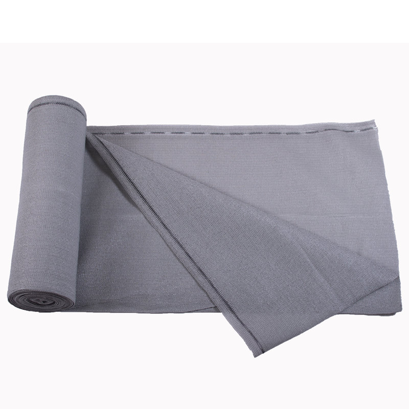 EZ Privacy Screen 44 in. x 50 ft. Grey Mesh Fence