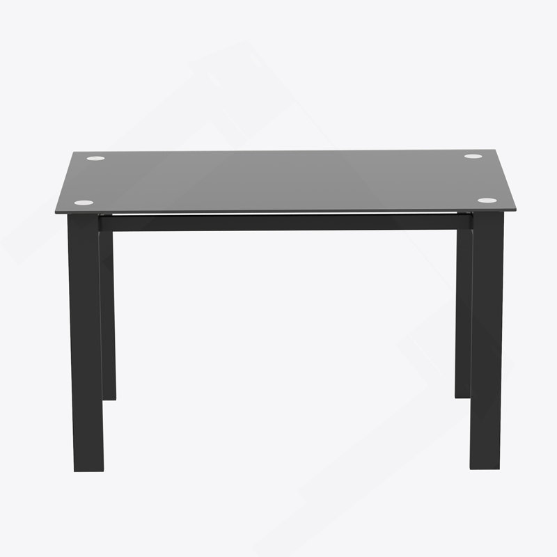 Table de salle à manger moderne, H 29,61 po x L 47,3 po x l 27,6 po