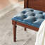 Banc long en cuir bleu pour chambre à coucher et vestibule-1051311115-1051311119