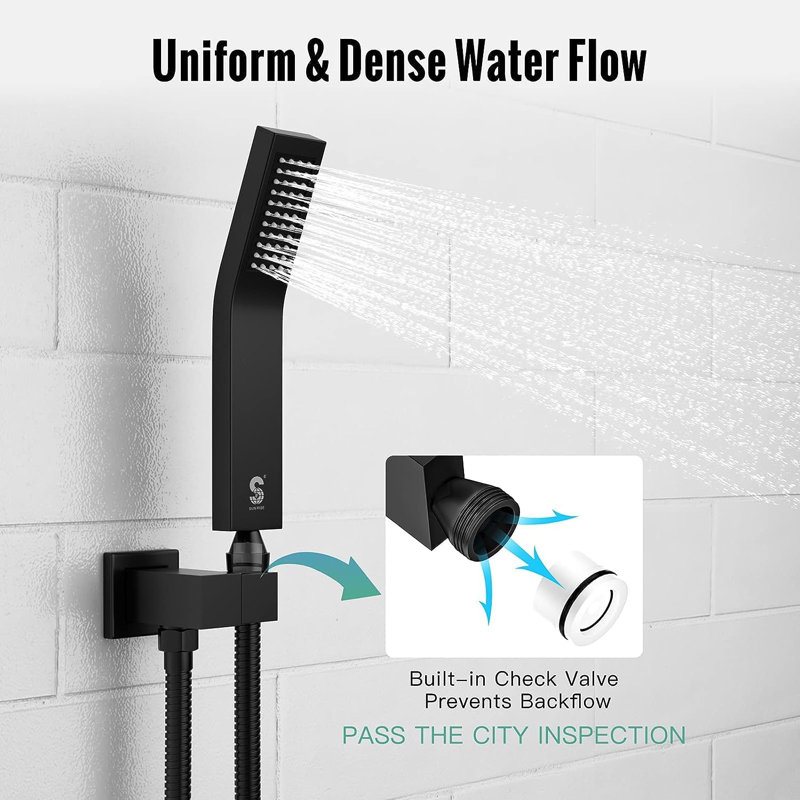 12 Inch Shower System With Push Button