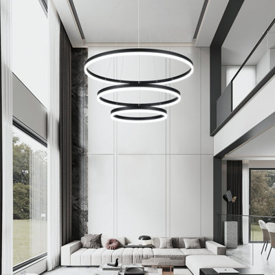 Dado 3 - Light LED Tiered Chandelier