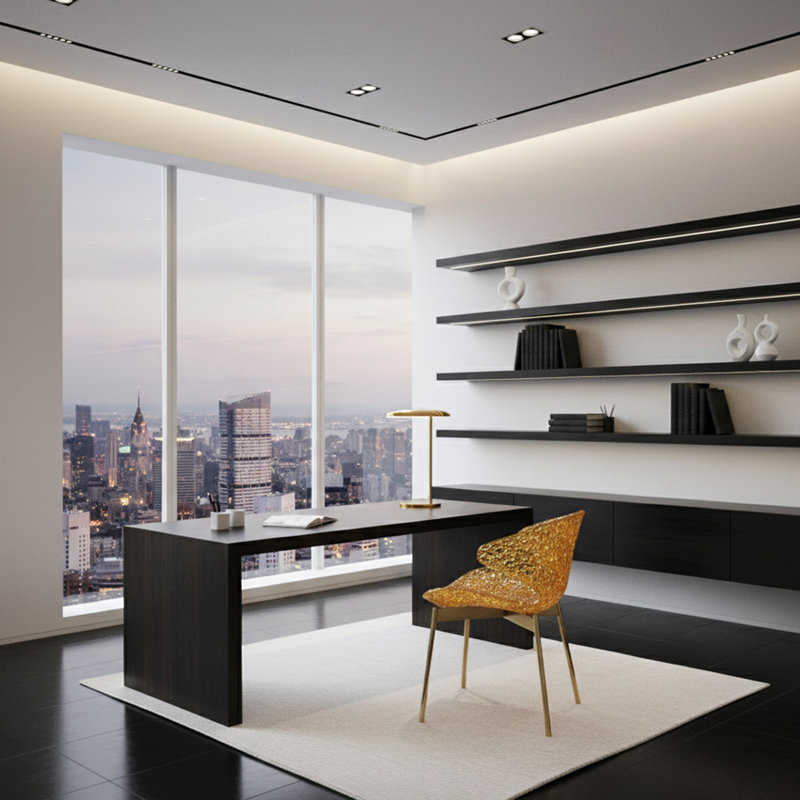 Swan Chair – Iconic Design With Elegant Light Reflection, Purple Touch