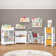 Kids Book Nook Wall Bookshelf - White