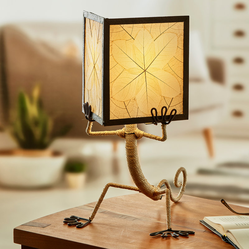 Louisiana Metal Novelty Lamp, Natural