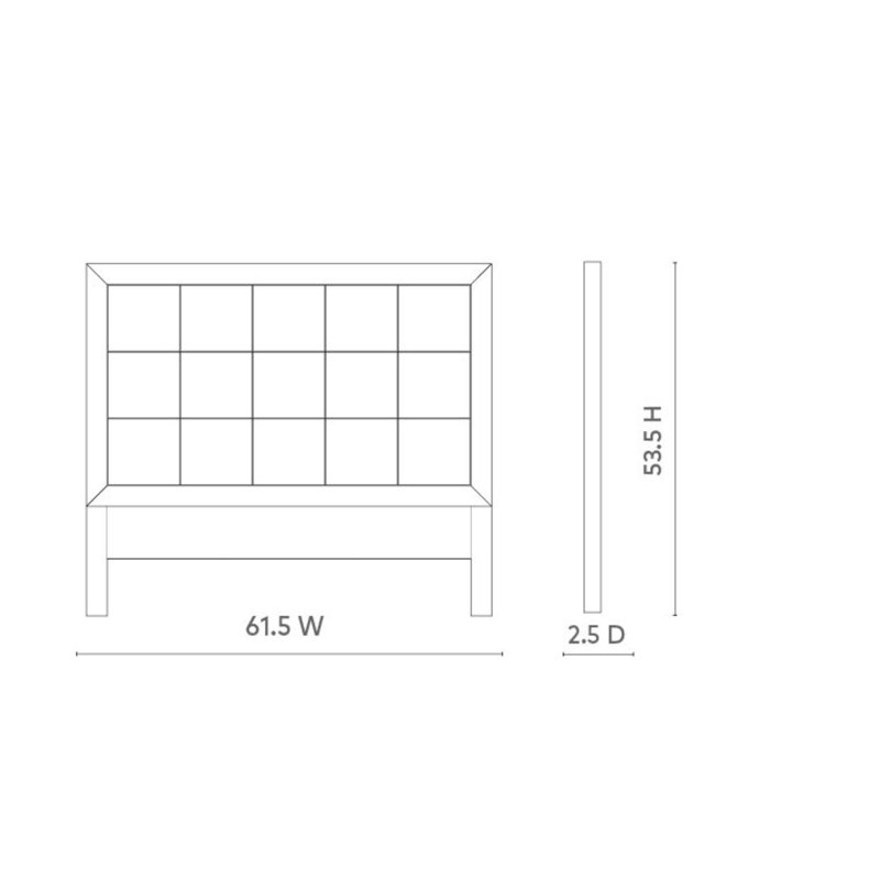 Patricia Solid Wood Bed, Queen, Sand