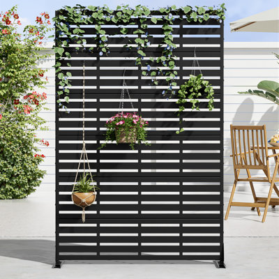 Metal Outdoor Garden Privacy Screen Fence Panel