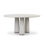 Rye Outdoor Dining Table-60"-Aged White Concrete